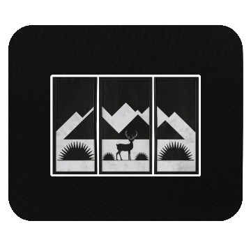 Discover Monochrome Wilderness Mouse Pads