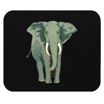 Discover Elephant Face Funny Mouse Pads - Funny Animal Face Lover