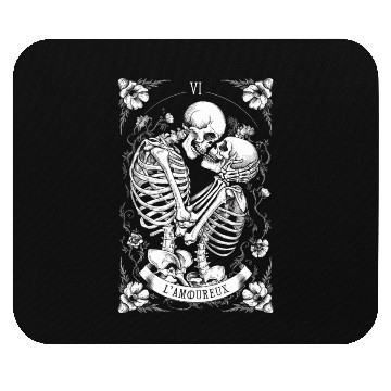 Discover VI The Lovers | Tarot Card Design Mouse Pads