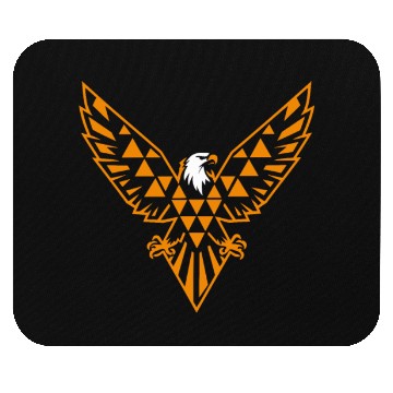 Discover Triangle Eagle with Bold Geometric Pattern Mouse Pads