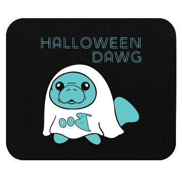 Discover Ghost Manatee - Halloween Dawg Mouse Pads