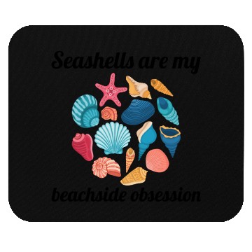 Discover Seashells Collector Beachcomber Sea Shell Ocean Mouse Pads