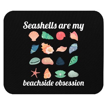 Discover Seashells Collector Beachcomber Sea Shell Ocean Mouse Pads