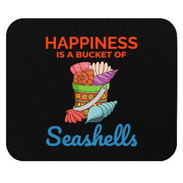 Discover Seashells Collector Beachcomber Sea Shell Ocean Mouse Pads