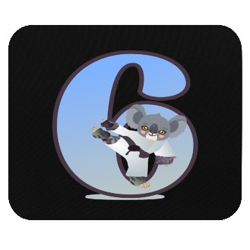 Discover 6th birthday Karate Judo Mouse Pads