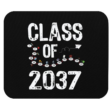 Discover Funny Class of 2037 Grow With Me Back To School Mouse Pads