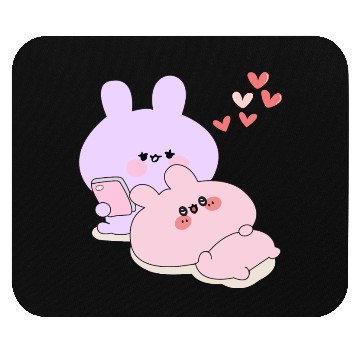 Discover Pink Chilling with Blue Mouse Pads