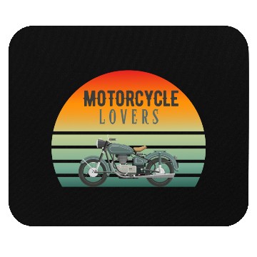 Discover motorcycle lovers Mouse Pads
