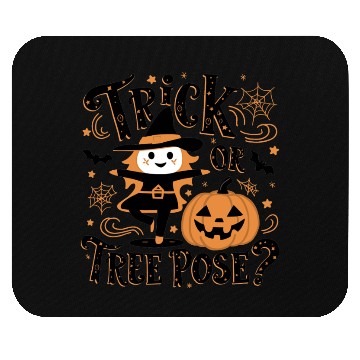 Discover Trick or Tree Pose Mouse Pads