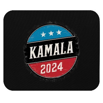 Discover Kamala Harris 2024 Retro Button Election Mouse Pads