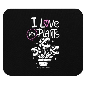 Discover I Love My Plants – Cute Venus Flytrap Plant Lover Mouse Pads