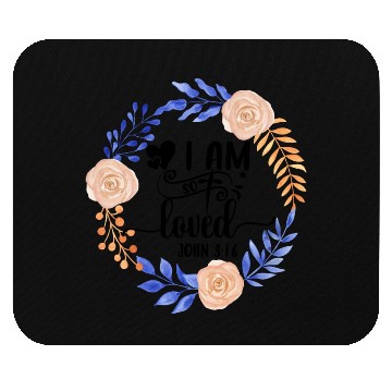 Discover I Am So Loved John 3:16 Love Jesus Christian Mouse Pads