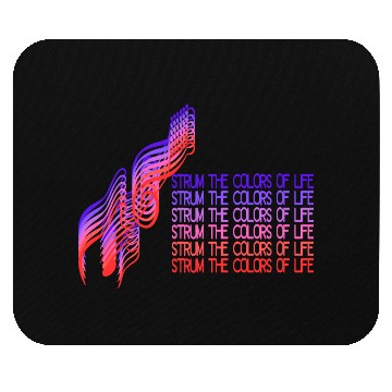 Discover Abstract Strings - Guitar Mouse Pads