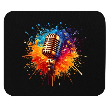 Discover vintage style microphone Mouse Pads
