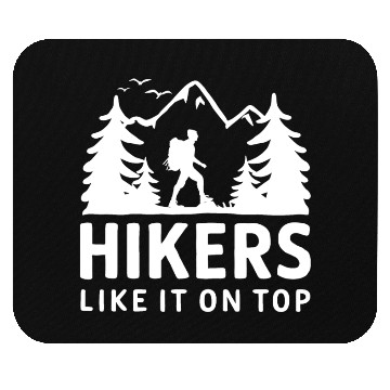 Discover Hiker Nature Mountain Forest Outdoor Mouse Pads