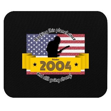 Discover 20th birthday Rocking this planet since 10/2004 Mouse Pads