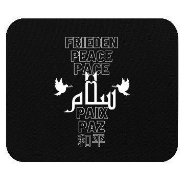 Discover salam peace Peaceful Living Mouse Pads