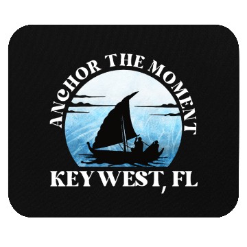 Discover Florida ANCHOR THE MOMENT KEY-WEST, FL Vintage Mouse Pads