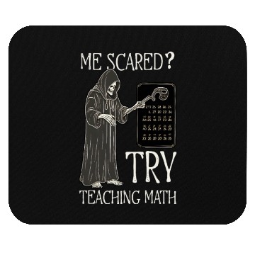 Discover Halloween Math Teacher Me Scared? Try Teaching Mat Mouse Pads