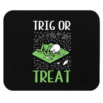 Discover Halloween Math Teacher Trig Or Treat Zombie Mouse Pads