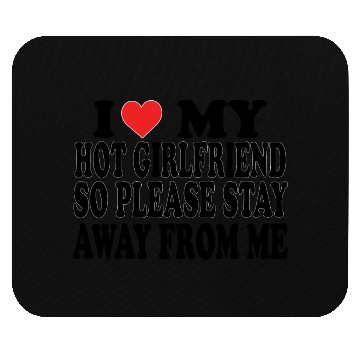 Discover I Love My Boyfriend Mouse Pads | Cute Romantic Mouse Pads