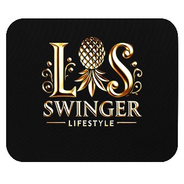 Discover Gold LS Swinger Lifestyle Joggers Mouse Pads
