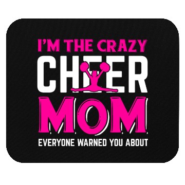 Discover Crazy Cheer Mom Cheerleading Mommy Mother's Day Mouse Pads
