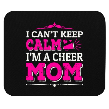 Discover Keep Calm Cheer Mom Cheerleading Mother's Day Mouse Pads