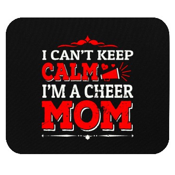 Discover Keep Calm Cheer Mom Cheerleading Mother's Day Mouse Pads