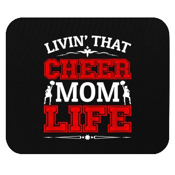 Discover Living Cheer Mom Life Cheerleading Mother's Day Mouse Pads