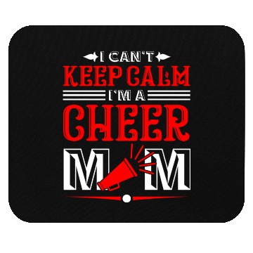 Discover Keep Calm Cheer Mom Cheerleading Mother's Day Mouse Pads
