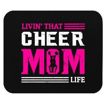 Discover Living Cheer Mom Life Cheerleading Mother's Day Mouse Pads
