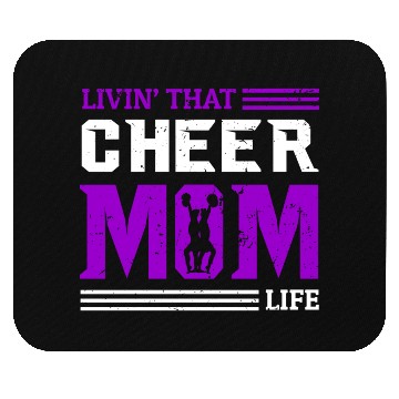 Discover Living Cheer Mom Life Cheerleading Mother's Day Mouse Pads