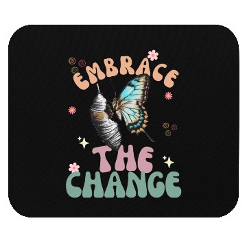 Discover cool embrace the change aesthetic Mouse Pads design