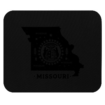 Discover Missouri Vintage State Map Mouse Pads
