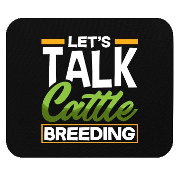Discover Let's Talk About Cattle Breeding Highland Cow Mouse Pads