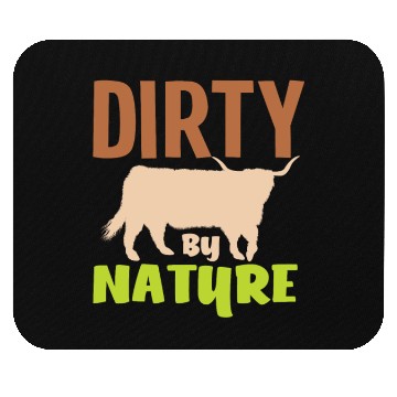 Discover Highland Cow Dirty By Nature Mouse Pads