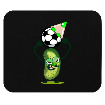 Discover CUCUMBER PICKLE - SOCCER PLAYER Mouse Pads
