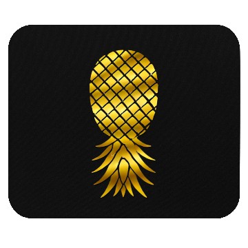 Discover GOLD UPSIDE DOWN PINEAPPLE GREY SWEAT PANTS Mouse Pads