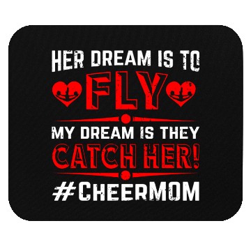 Discover Dream Cheer Mom Cheerleading Mommy Mother's Day Mouse Pads