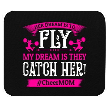 Discover Dream Cheer Mom Cheerleading Mommy Mother's Day Mouse Pads
