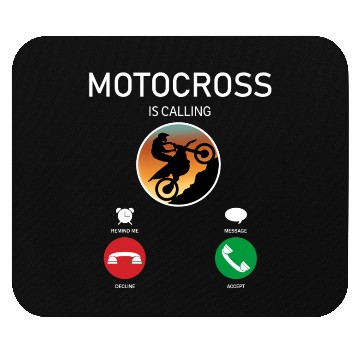 Discover MOTOCROSS PHONE CALLING INTERFACE FUNNY DESIGN Mouse Pads