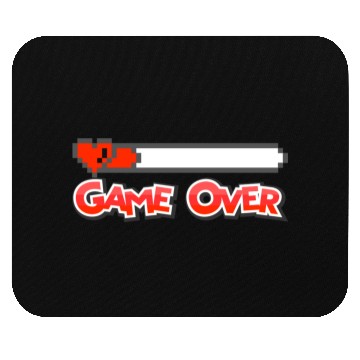 Discover Game Over: Retro Pixel Style Mouse Pads