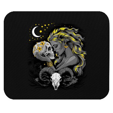 Discover The Witch Classic Halloween Design Mouse Pads
