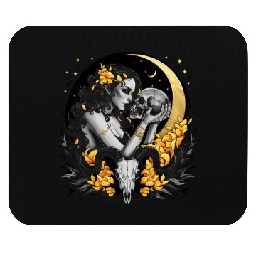 Discover The Witch Classic Halloween Design Mouse Pads