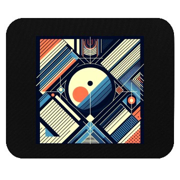 Discover Retro Geometric Shapes 80s 90s Style Mouse Pads