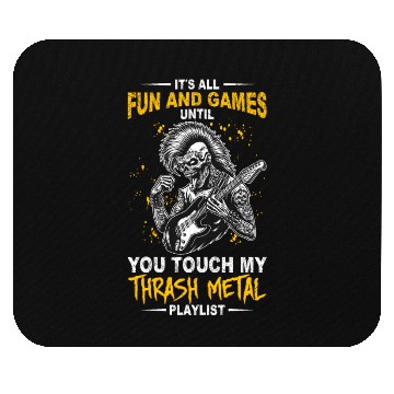 Discover Metalhead Art for Trash Metal Fan Mouse Pads