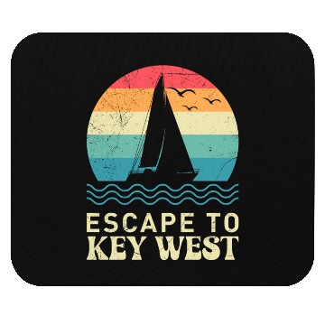 Discover Florida ESCAPE TO KEY-WEST Sailing Florida Mouse Pads