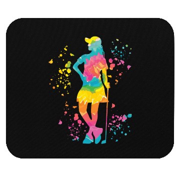 Discover Golfer Colorsplash Kids Miniature Golf Mouse Pads
