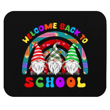 Discover Welcome Back To School Gnome Lovers Mouse Pads